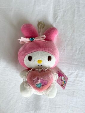🆕 Sanrio My Melody Plush Toy with suction cup hanging